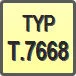 Piktogram - Typ: T.7668